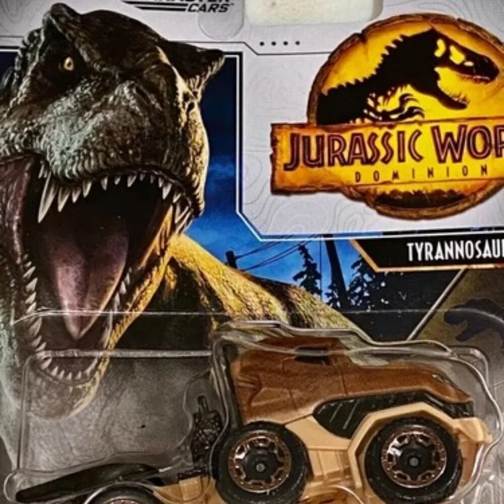 Hot Wheels Tyrannosaurus Rex Jurassic World Dominion 1/6 Character Cars NIP 1:64